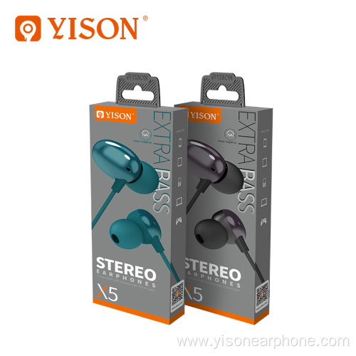 Yison New Release wired earphone handsfree